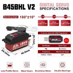 Original AGFRC B45BHL V2 18KG 0.065sec Fast Speed Brushless Motor Digital Programmable for 1/12 Racing Drift Cars